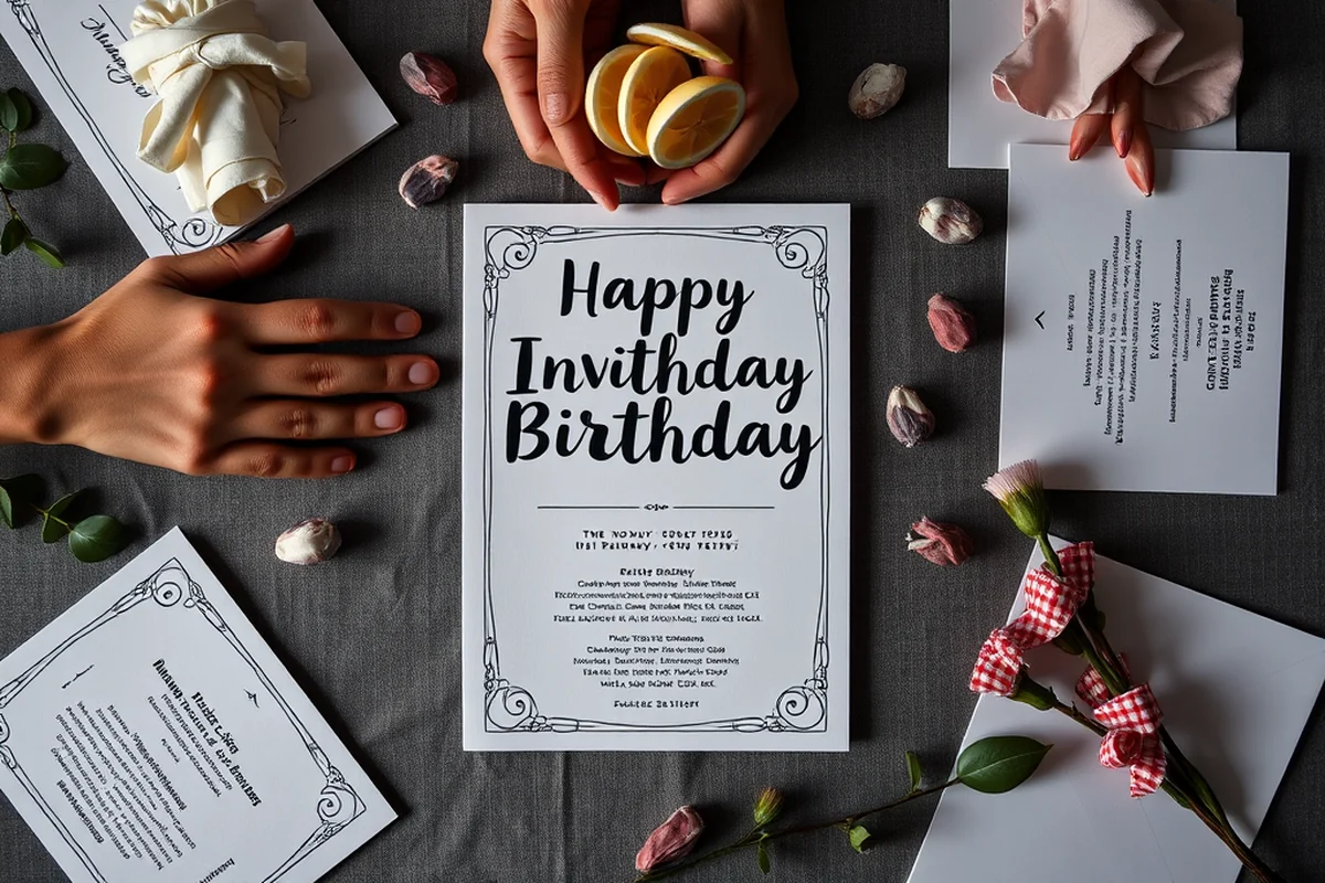 best birthday party invitation online free — Best Birthday Party Invitation Online Free (the finished result)