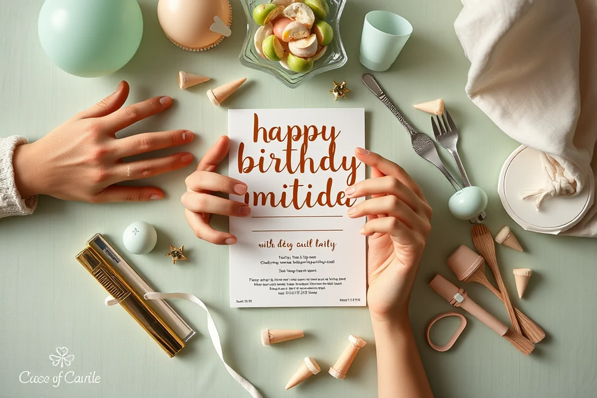 birthday party invitation details mistakes — Birthday Party Invitation Details Mistakes (the finished result)