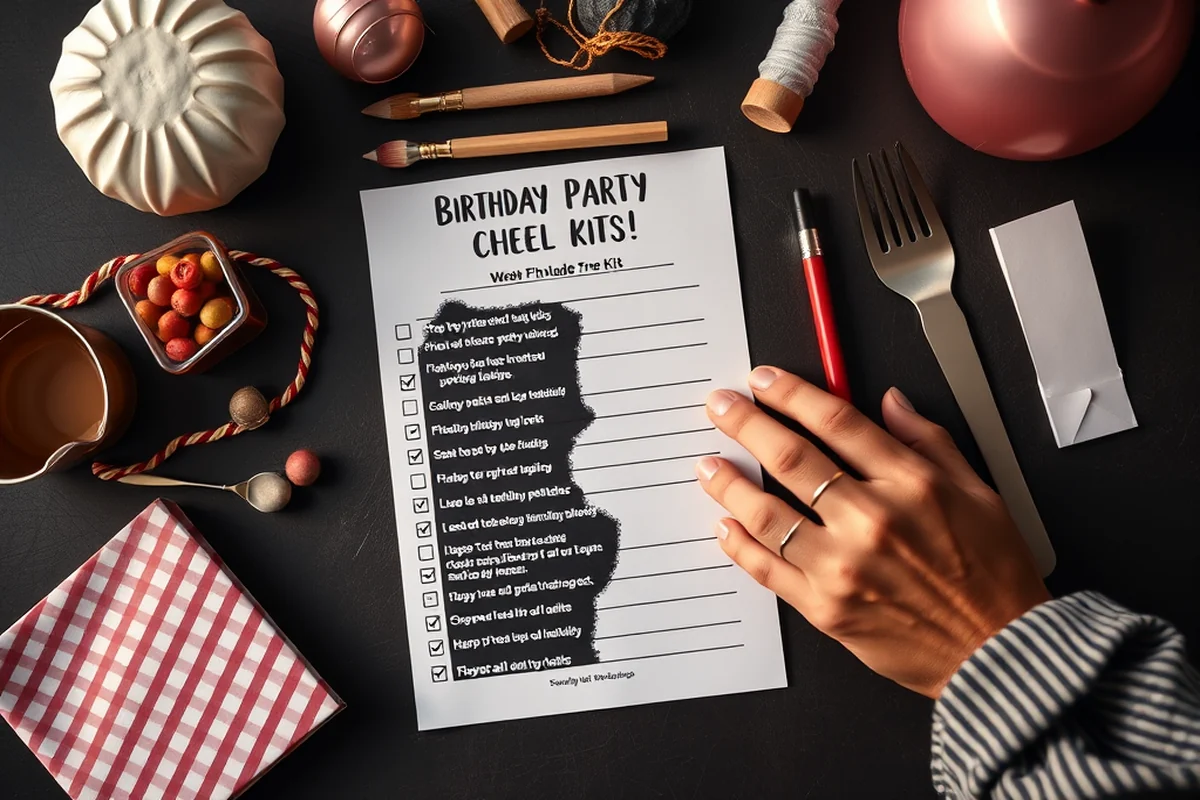 birthday party invitation free online checklist — Birthday Party Invitation Free Online Checklist (the finished result)