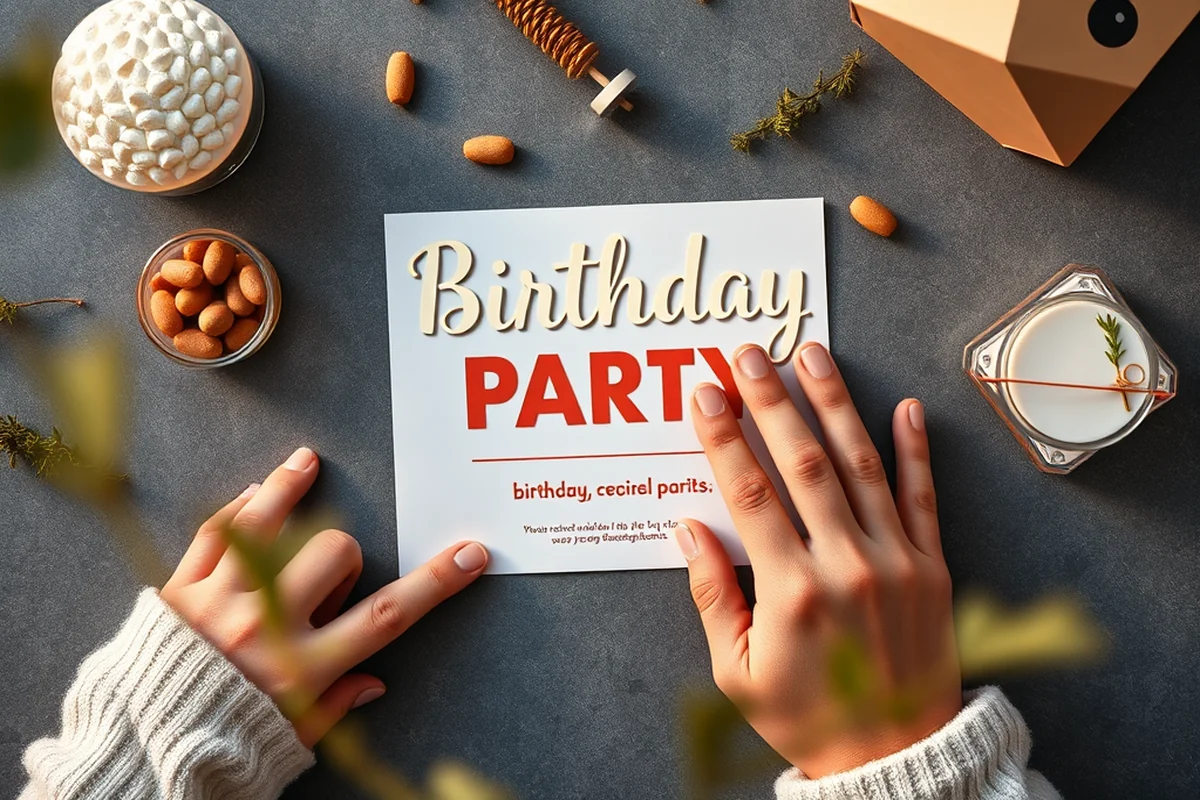 birthday party invitation online template alternatives — Birthday Party Invitation Online Template Alternatives (the finished result)