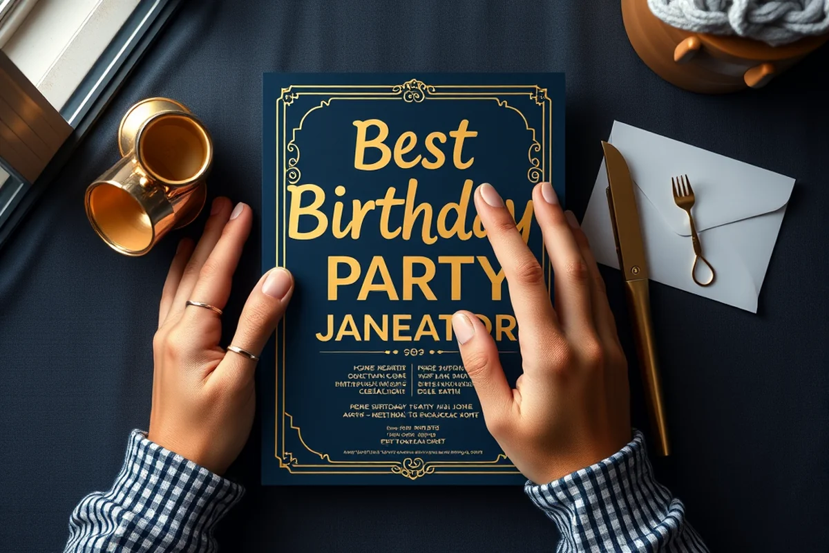 best birthday party invitation generator — Best Birthday Party Invitation Generator (the finished result)