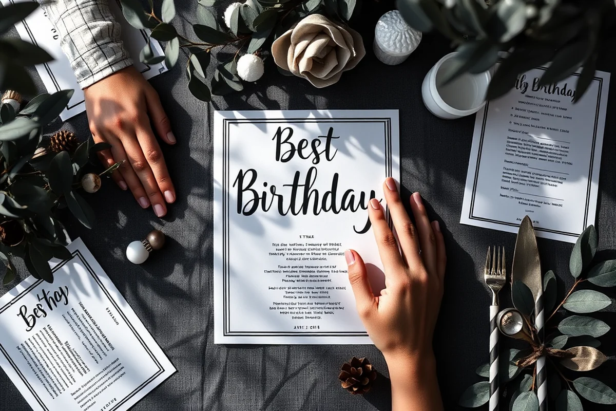 best birthday party invitation information — Best Birthday Party Invitation Information (the finished result)