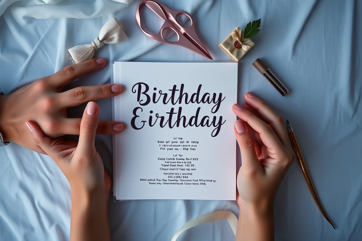 birthday party invitation nearby comparison — Birthday Party Invitation Nearby Comparison (the finished result)