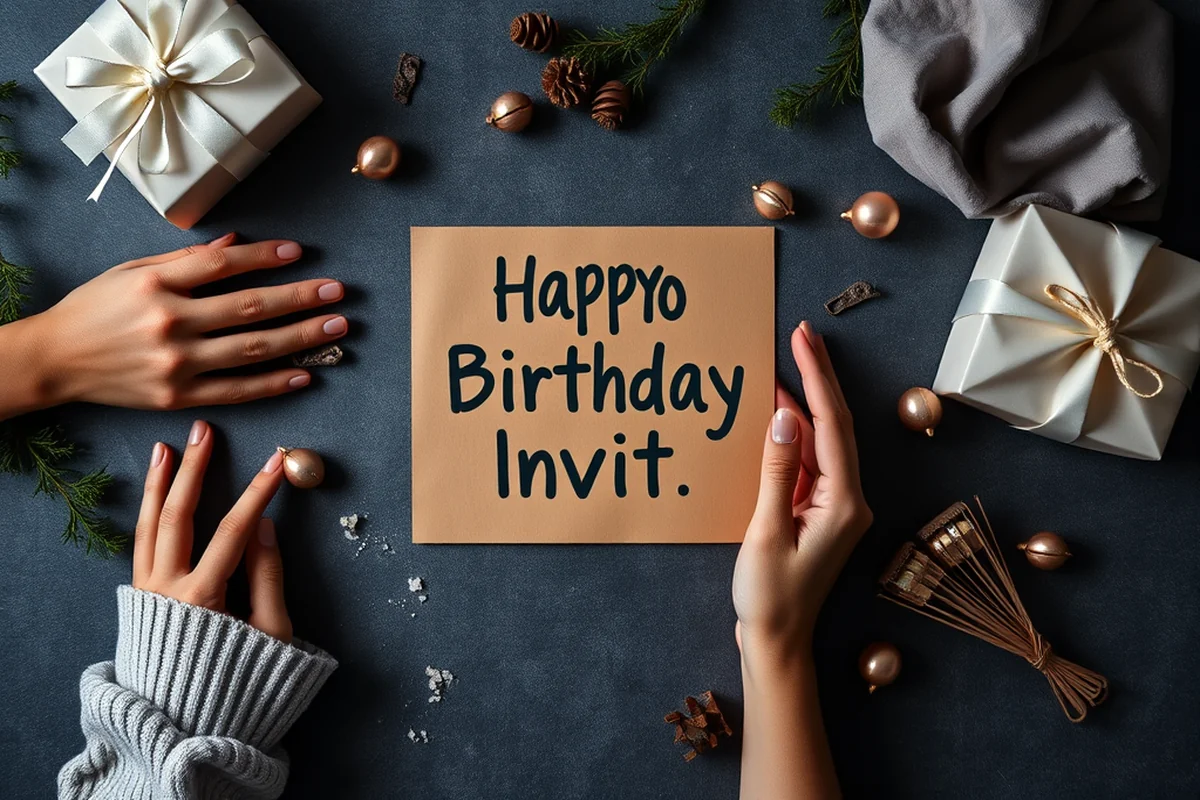 how to birthday invite — How To Birthday Invite (the finished result)