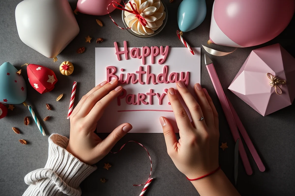 how to birthday party invitation information — How To Birthday Party Invitation Information (the finished result)