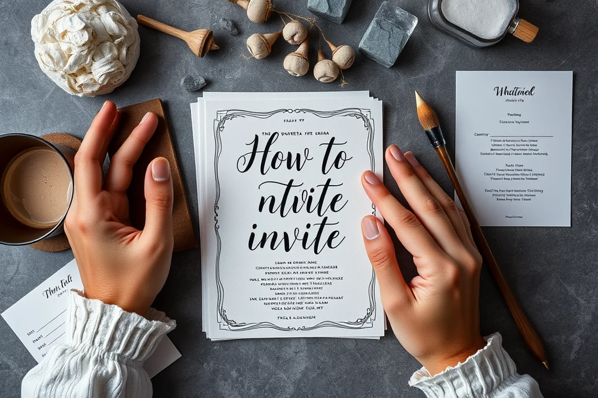 how to party invite — How To Party Invite (the finished result)