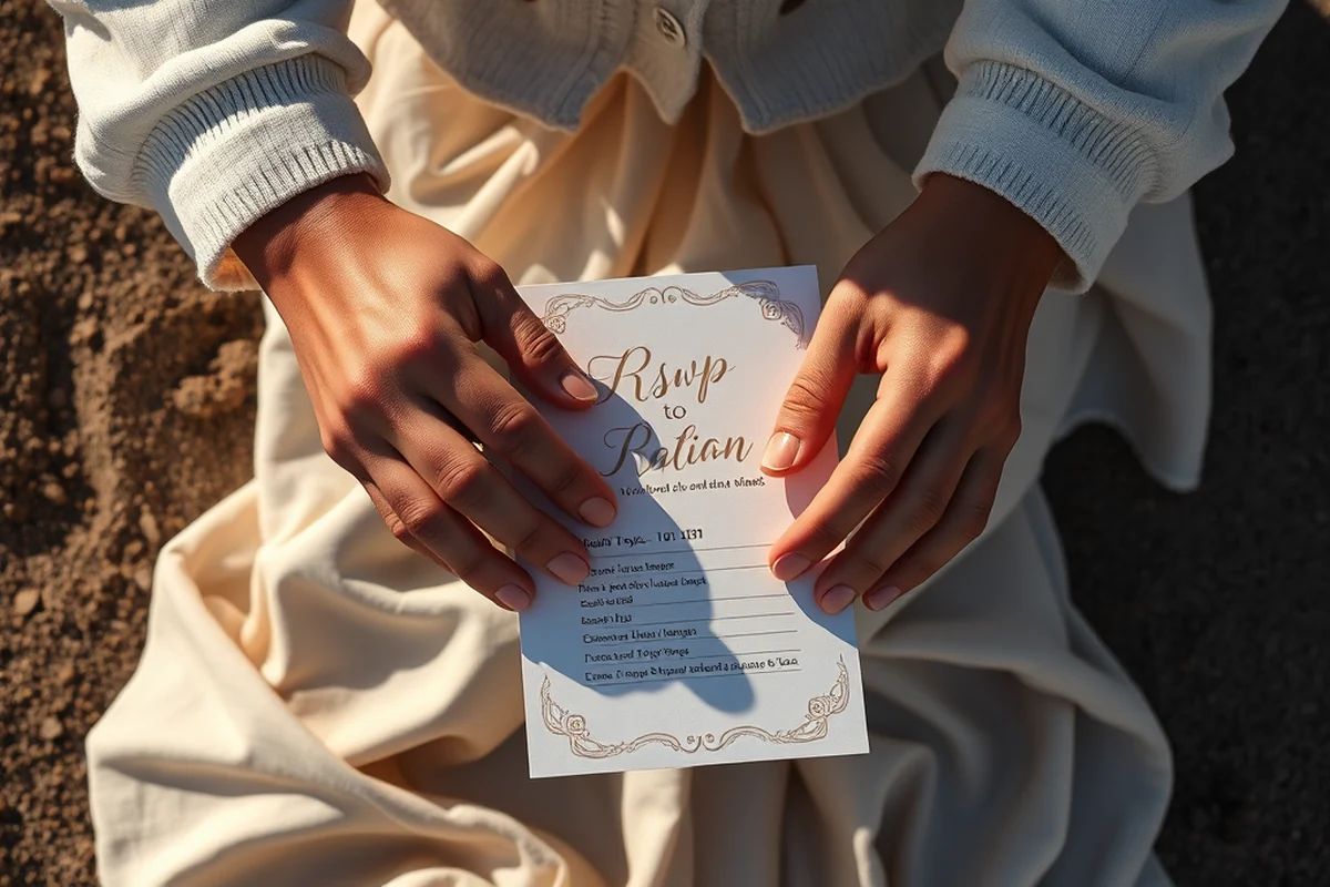 how to rsvp to an invitation — How To Rsvp To An Invitation (the finished result)