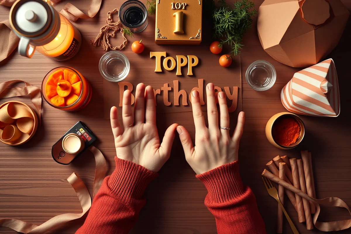 top birthday party invitation — Top Birthday Party Invitation (the finished result)