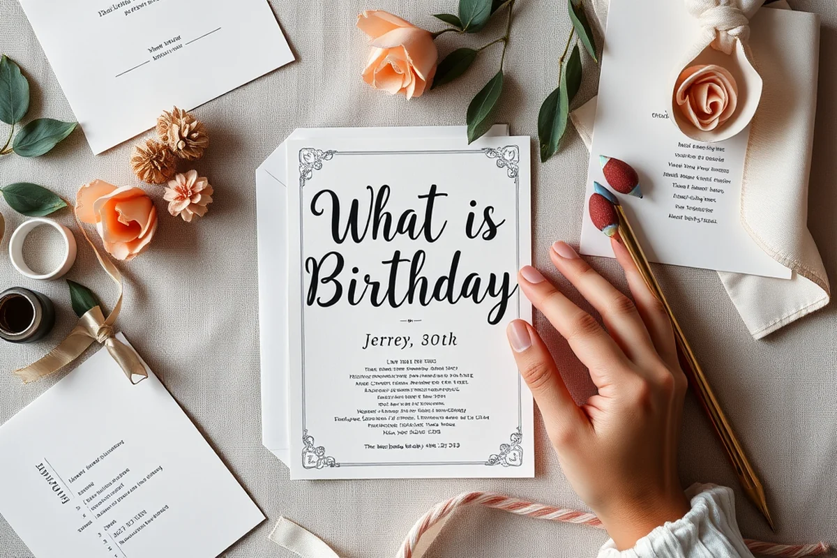what is birthday invitation card — What Is Birthday Invitation Card (the finished result)